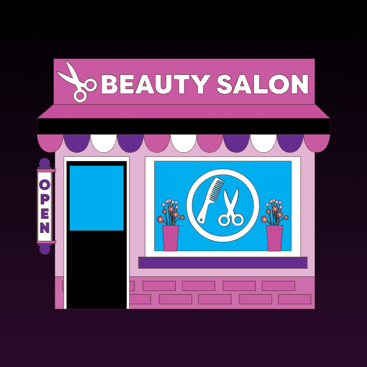 Magic Place Unisex Salon beauty salon storefront in dankuni