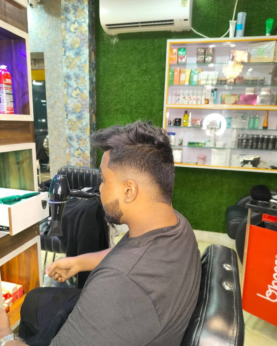 Taper Fade Haircut at Magic Place Unisex Salon beauty salon in dankuni